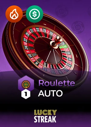 Auto Roulette 1 Lucky Streak live dealer table by Live tables at Mega Medusa
