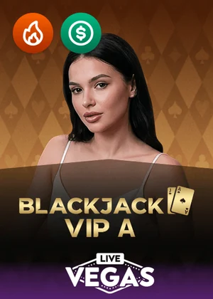 BlackJack VIP A LiveVegas live dealer table by Live tables at Mega Medusa
