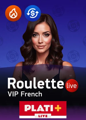 Live Roulette French VIP Platipus Live live dealer table by Live tables at Mega Medusa